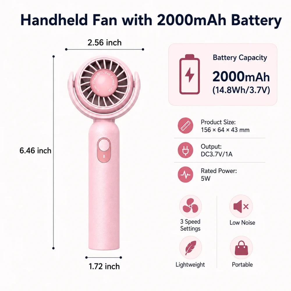Portable Foldable Turbo Fan