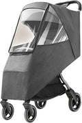 Stroller Rain Cover, Universal Travel Weather Breathable Baby Stroller Rain Cover (Gray)