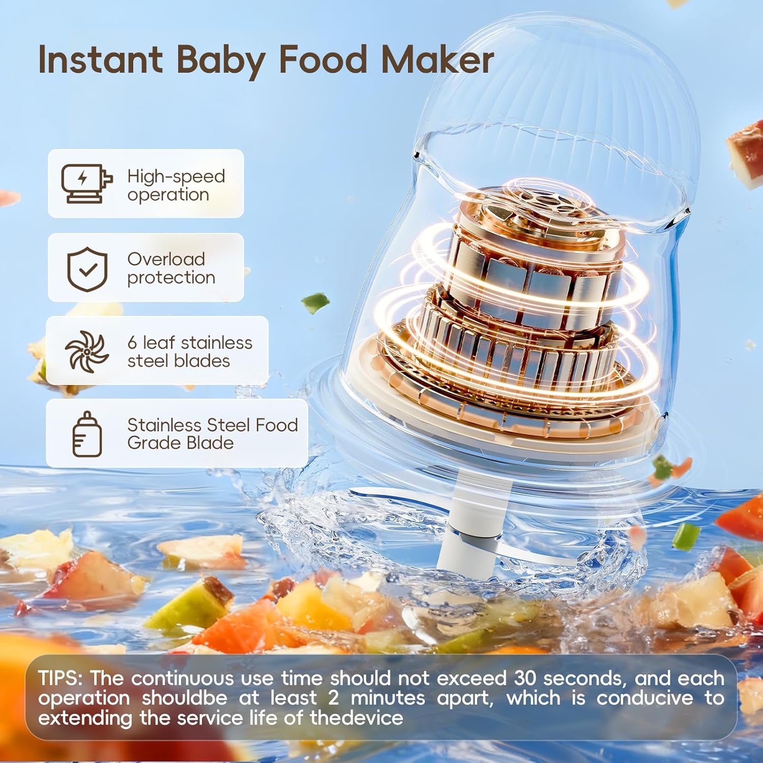 Baby Food Maker, Small Baby Food Processor Set