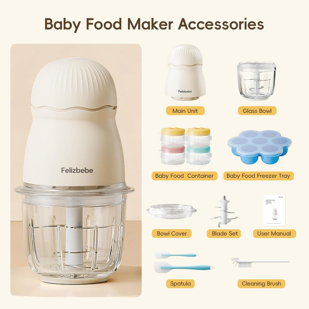 Baby Food Maker, Small Baby Food Processor Set