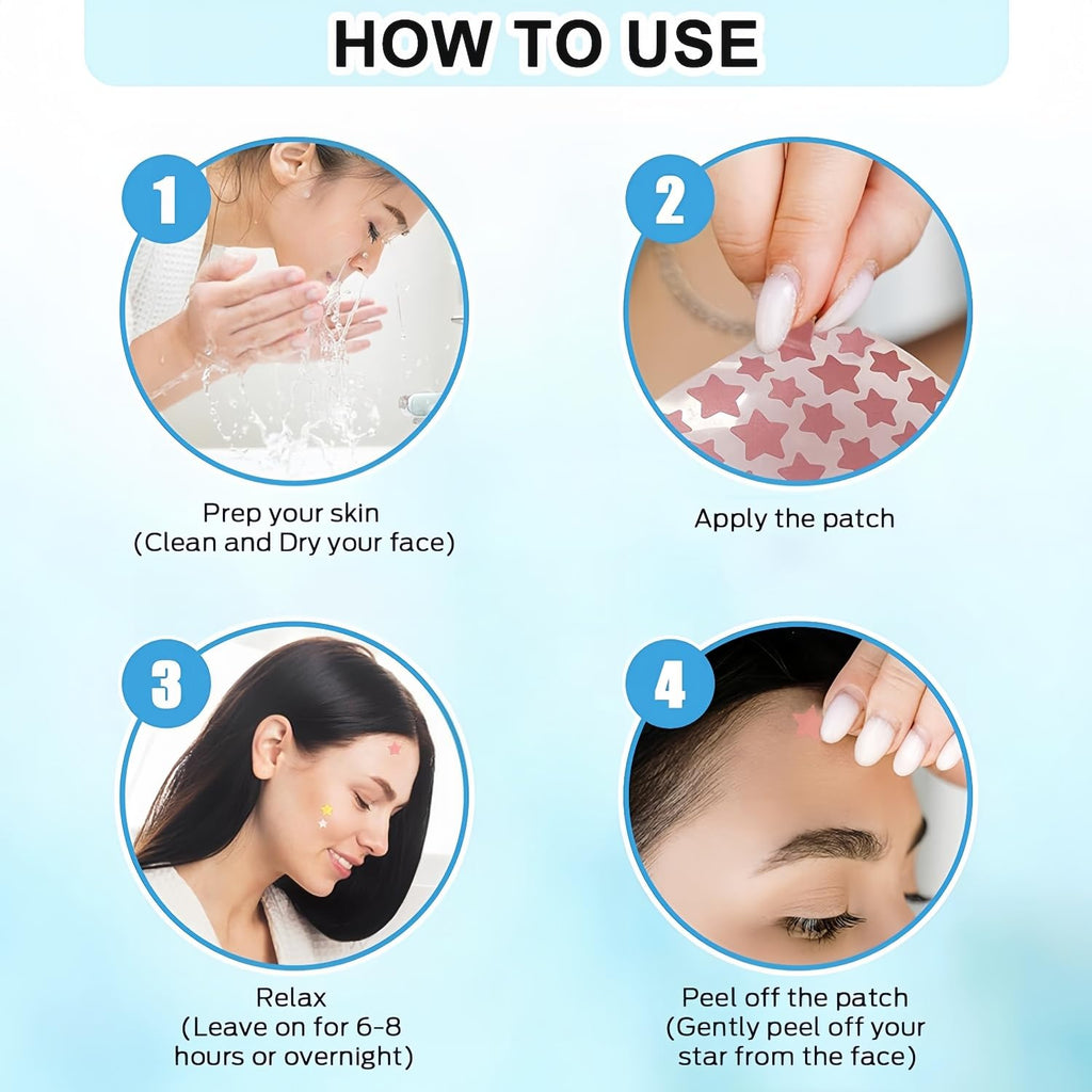 Star Pimple Patches for Face Acne Patches