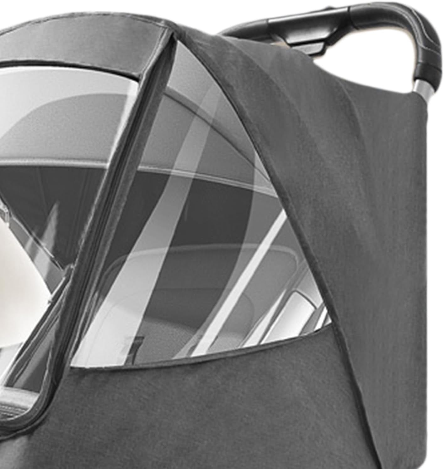 Stroller Rain Cover, Universal Travel Weather Breathable Baby Stroller Rain Cover (Gray)