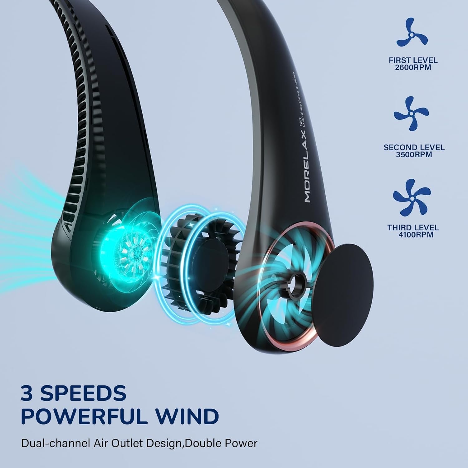 Portable Neck Fan Rechargeable