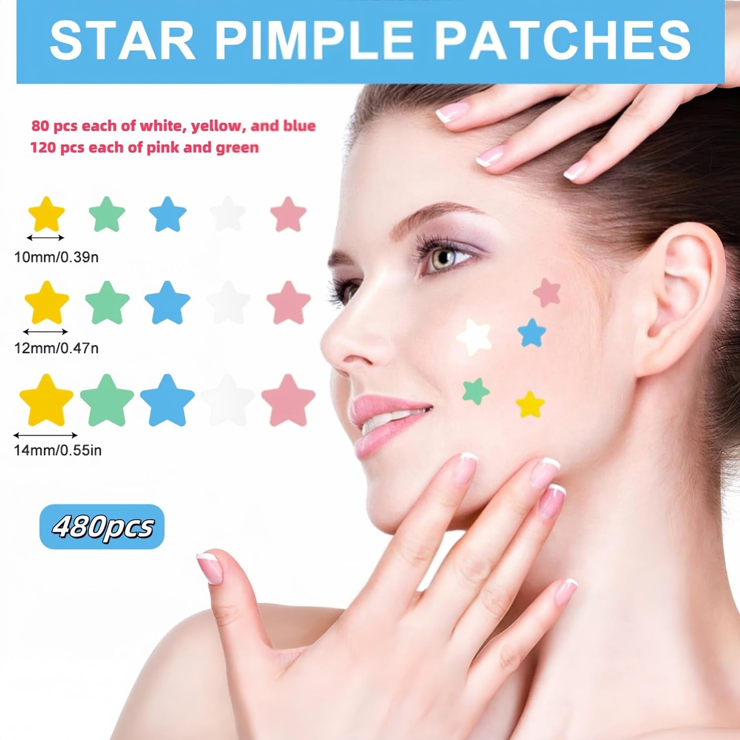 Star Pimple Patches for Face Acne Patches