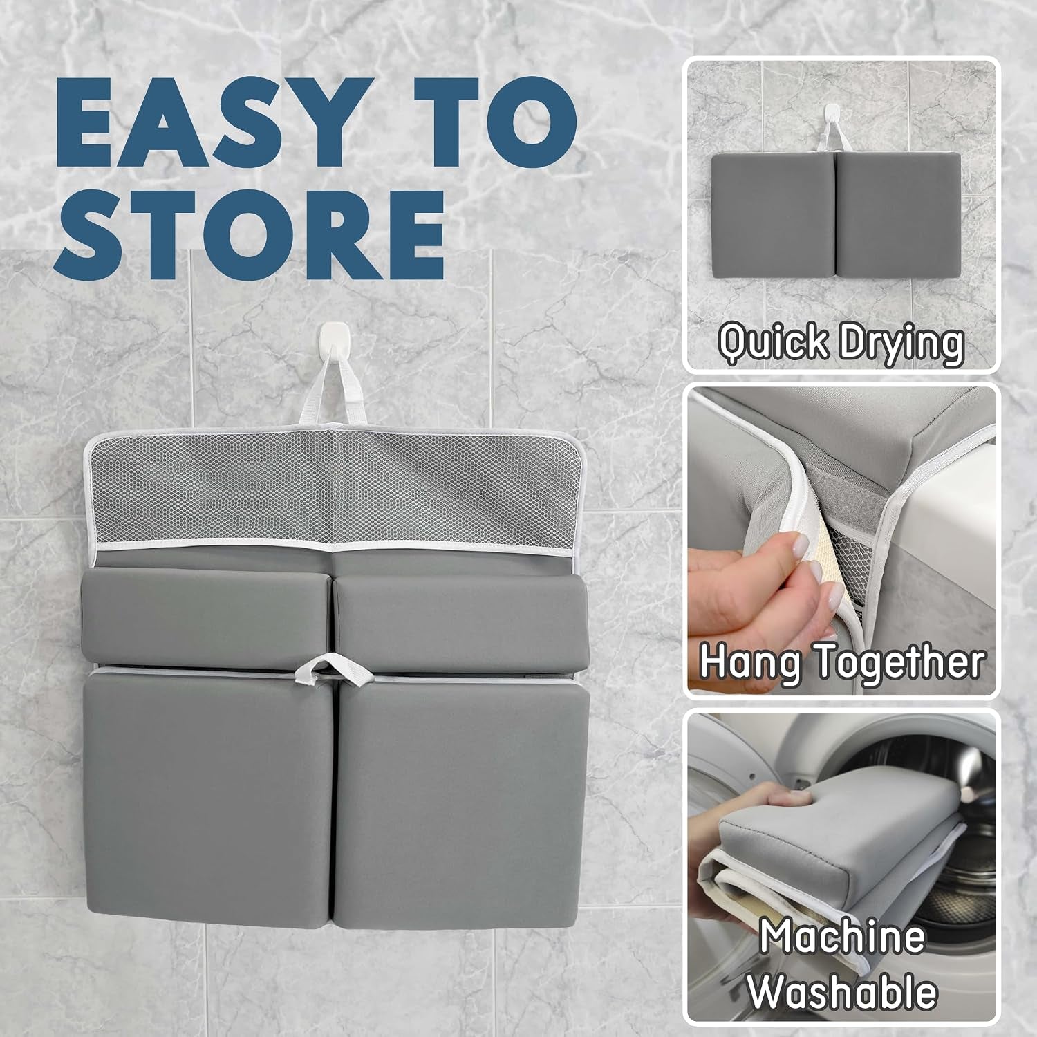 Baby Bath Kneeler and Elbow Rest Pad Set 